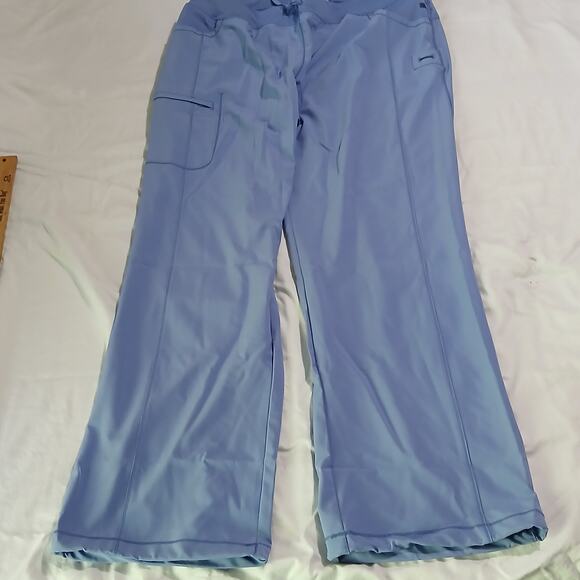 Cherokee Infinity 2XL Tall Cecil Blue Wide Leg Scrub with Certainty Technology - Picture 1 of 15